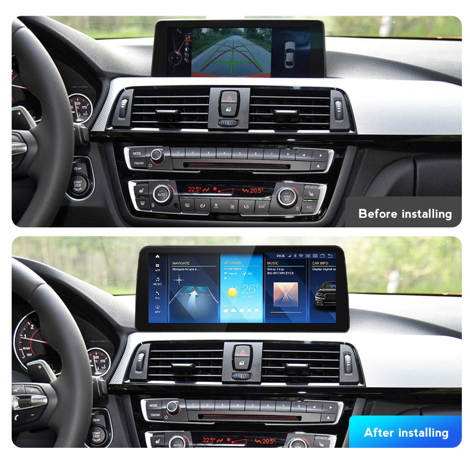 BMW 3 Series F30/F31/F34/F35 (2013–2017) – NBT 12.5 inch Android Multimedia System | GPS | Wi-Fi | 4G SIM | Bluetooth | A2DP | Wireless Apple CarPlay & Android Auto | 360° View