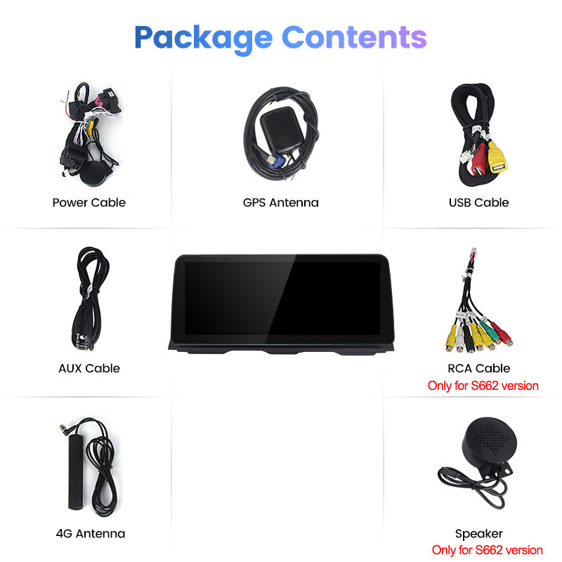BMW 5 Series F10/F11 (2011–2012) – CIC 12.5 inch Android Multimedia System | GPS | Wi-Fi | 4G SIM | Bluetooth | A2DP | Wireless Apple CarPlay & Android Auto | 360° View