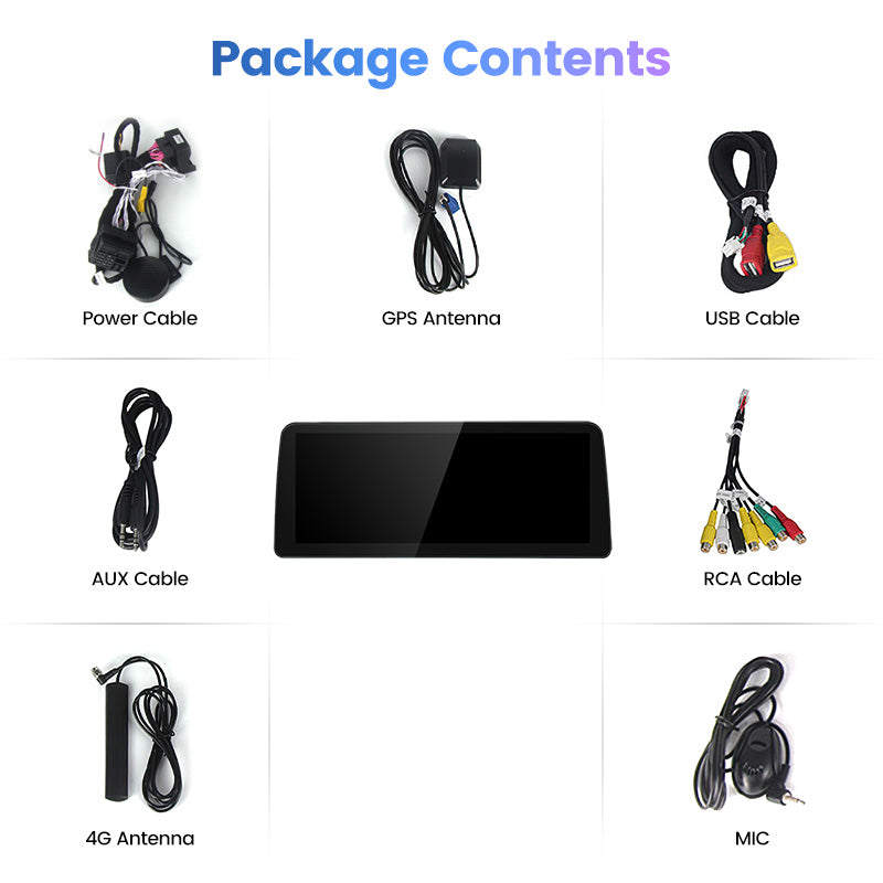 BMW 3 Series E90/E91/E92/E93/M3 (2005–2012) – CCC / CIC 12.5 inch Android Multimedia System | GPS | Wi-Fi | 4G SIM | Bluetooth | A2DP | Wireless Apple CarPlay & Android Auto | 360° View