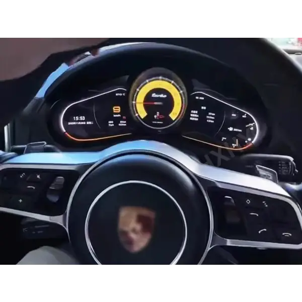 Digital LCD Dashboard Instrument Cluster for Porsche Cayenne, Panamera, Macan, and Boxster 982 - Speedometer Display