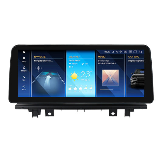 BMW X1 F48 (2018– ) EVO 12.5 inch Android Multimedia System | GPS | Wi-Fi | 4G SIM | Bluetooth | A2DP |  Wireless Apple CarPlay & Android Auto | 360° View