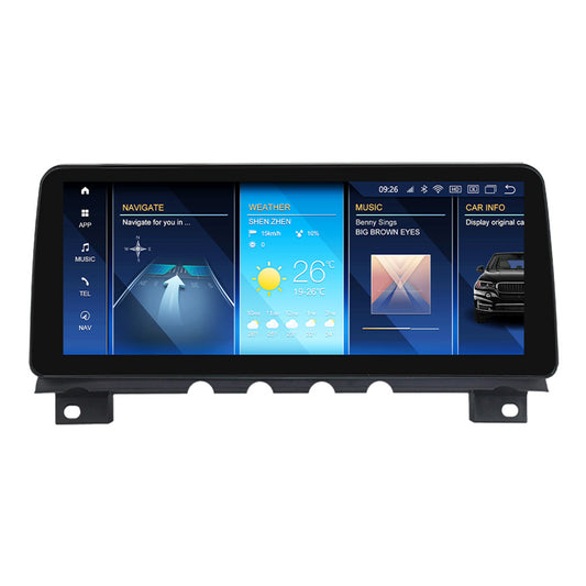 BMW 7 Series F01/F02 (2013–2015) – NBT 12.5 inch Android Multimedia System | GPS | Wi-Fi | 4G SIM | Bluetooth | A2DP |  Wireless Apple CarPlay & Android Auto | 360° View