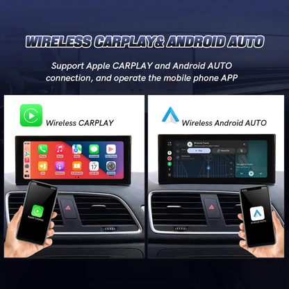 AUDI Q3 (2013–2018) – RMC + HN+R 10.25 inch Android Multimedia System | GPS | Wi-Fi | Bluetooth | A2DP |  Wireless Apple CarPlay & Android Auto | 360° View