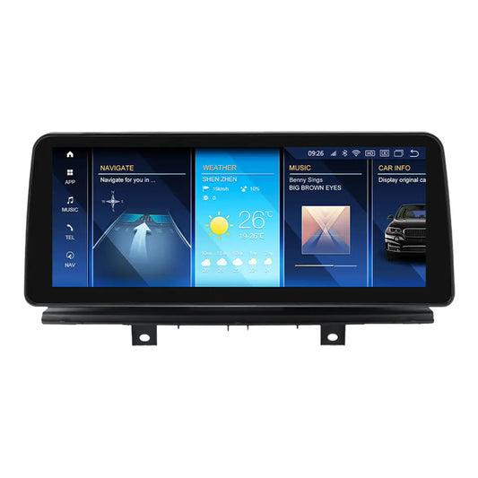 BMW X5 F15 (2017–2018), X6 F16 (2017–2019) – EVO 12.5 inch Android Multimedia System | GPS | Wi-Fi | 4G SIM | Bluetooth | A2DP |  Wireless Apple CarPlay & Android Auto | 360° View