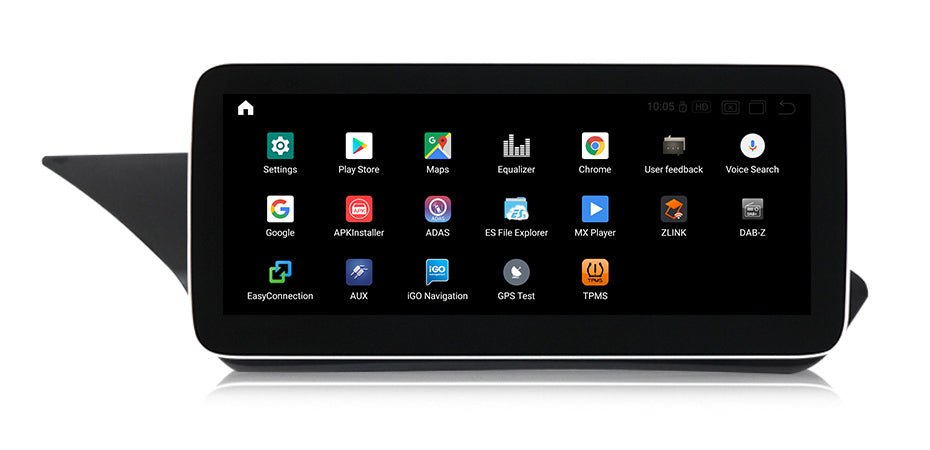 MERCEDES BENZ E-Class W212 (2013–2015) – NTG4.5 10.25 inch Android Multimedia System | GPS | Wi-Fi | 4G SIM | Bluetooth | A2DP |  Wireless Apple CarPlay & Android Auto | 360° View