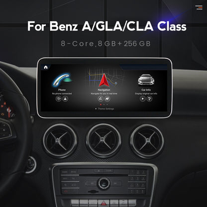 MERCEDES BENZ A-Class W176 (2016–2018) – NTG5.0 10.25 inch Android Multimedia System | GPS | Wi-Fi | 4G SIM | Bluetooth | A2DP |  Wireless Apple CarPlay & Android Auto | 360° View