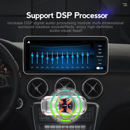 MERCEDES BENZ A-Class W176 (2016–2018) – NTG5.0 10.25 inch Android Multimedia System | GPS | Wi-Fi | 4G SIM | Bluetooth | A2DP |  Wireless Apple CarPlay & Android Auto | 360° View