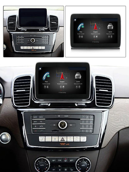 MERCEDES BENZ GLE W166 (2016–2018) – NTG 5.0 8.4 inch Android Multimedia System | GPS | Wi-Fi | 4G SIM | Bluetooth | A2DP |  Wireless Apple CarPlay & Android Auto | 360° View