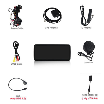 MERCEDES BENZ A-Class W176 (2016–2018) – NTG5.0 10.25 inch Android Multimedia System | GPS | Wi-Fi | 4G SIM | Bluetooth | A2DP |  Wireless Apple CarPlay & Android Auto | 360° View