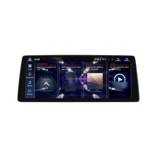 12.8"Superthin Aluminum Silver Frame Qualcomm Support 360 CarPlay for BBA 2400*900Android Car Radio Navigation Multimedia Player