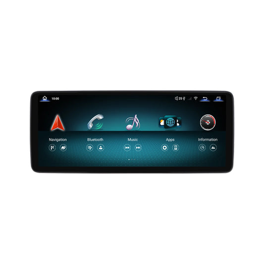 12.8"Aluminum Alloy Frame Qualcomm668S CarPlay for BENZ  NTG4.0 NTG4.5 NTG5.0 Car Radio 2400*900 GPS Navigation Android13 Screen