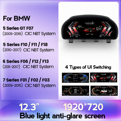 BMW 7 Series F01/F02/F05 CIC,NBT HUD BMW OEM FIT BMW Digital Instrument Cluster