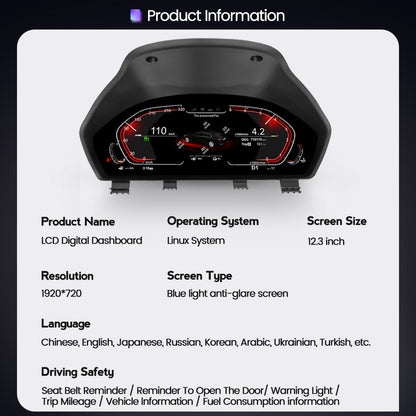 BMW 4 Series F32/F33/F36 (2013- 2019) BMW Digital Instrument Cluster
