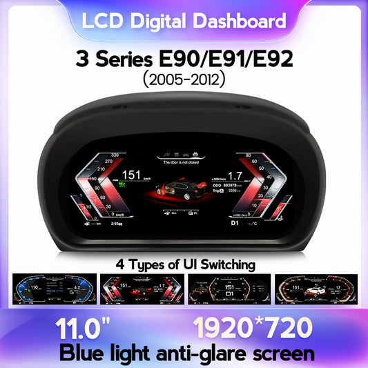 BMW 3 Series E90/E91/E92 （2005-2012) BMW Digital Instrument Cluster