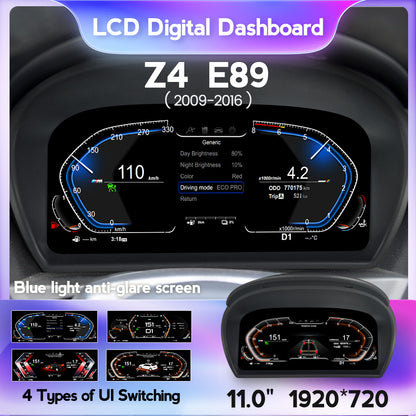 BMW Z4 E89（2009-2016） BMW Digital Instrument Cluster