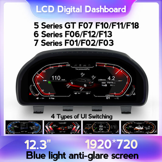 BMW 6 Series F06/F12/F07 CIC,NBT HUD BMW OEMFIT BMW Digital Instrument Cluster