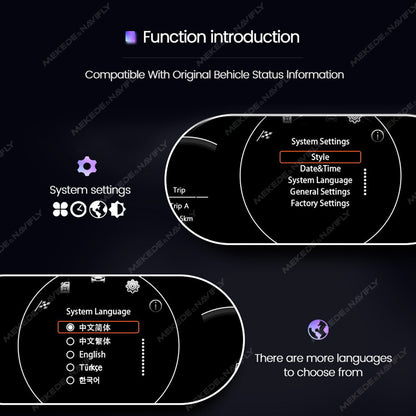 BMW  MINI（2014-2023) BMW Digital Instrument Cluster