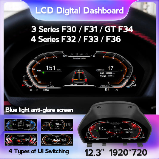 BMW 4 Series F32/F33/F36 (2013- 2019) BMW Digital Instrument Cluster