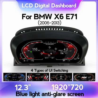 BMW X6 E71 （2006-2013) BMW Digital Instrument Cluster