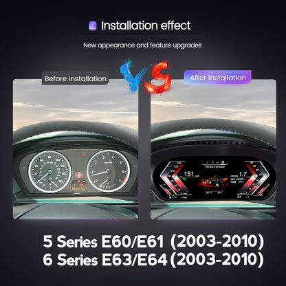 BMW 5 Series / 6 Series E60/E61/E63/E64  (2003-2009) BMW Digital Instrument Cluster