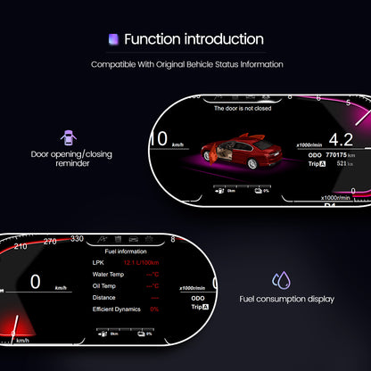 BMW 6 Series F06/F12/F07 CIC,NBT HUD BMW OEMFIT BMW Digital Instrument Cluster