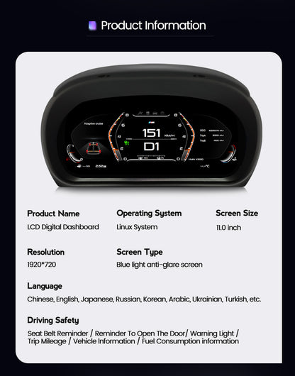 BMW 3 Series E90/E91/E92 （2005-2012) BMW Digital Instrument Cluster