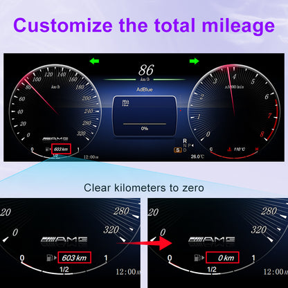 MERCEDES BENZ W204 C Class NTG 4.0 （2008-2010）Digital Instrument Cluster