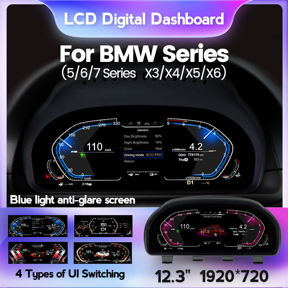 BMW 5 Series F10/F11/F18 (2010-2017) BMW Digital Instrument Cluster